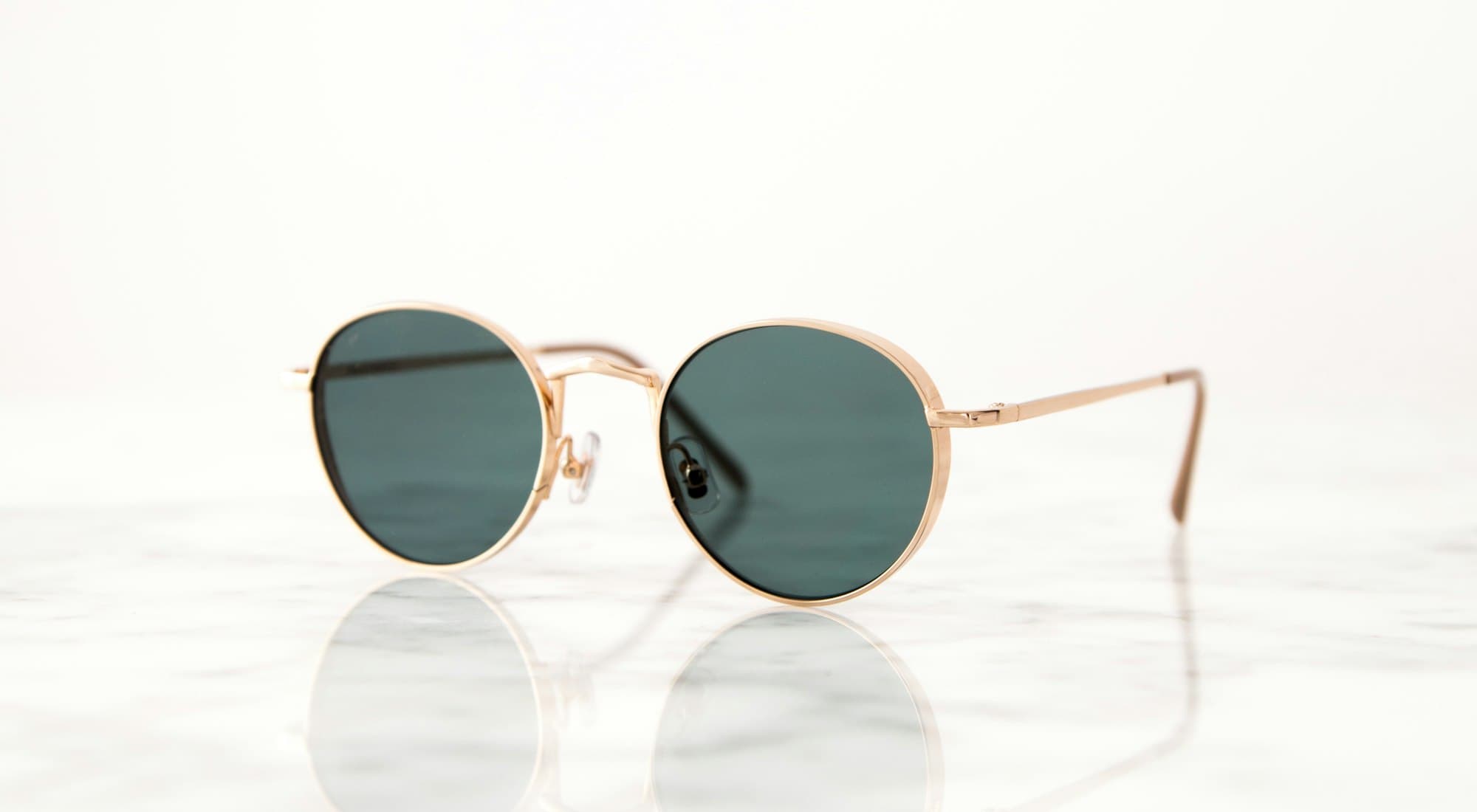 A pair of eyeglasses